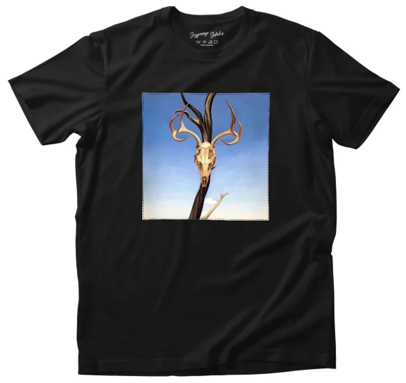 Koszulka z naszywką Czaszka jelenia Georgia O’Keeffe