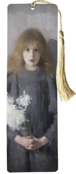 Zakładka do książki Dziewczyna z chryzantemami Olga Boznańska