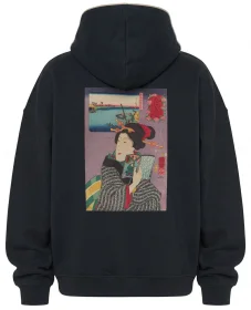 Bluza oversize Krajobrazy i piękności Utagawa Kuniyoshi