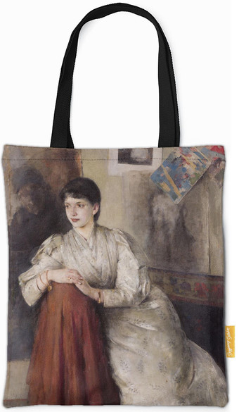 Torba na ramię Portret kobiety w białej sukni Olga Boznańska