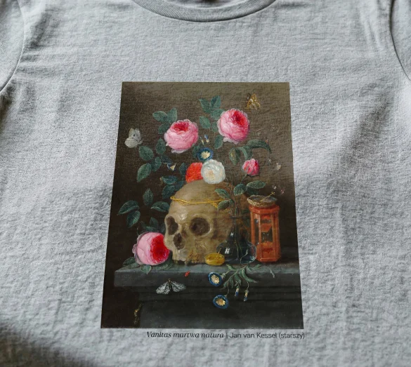 Koszulka z nadrukiem Vanitas martwa natura Jan van Kessel (starszy)