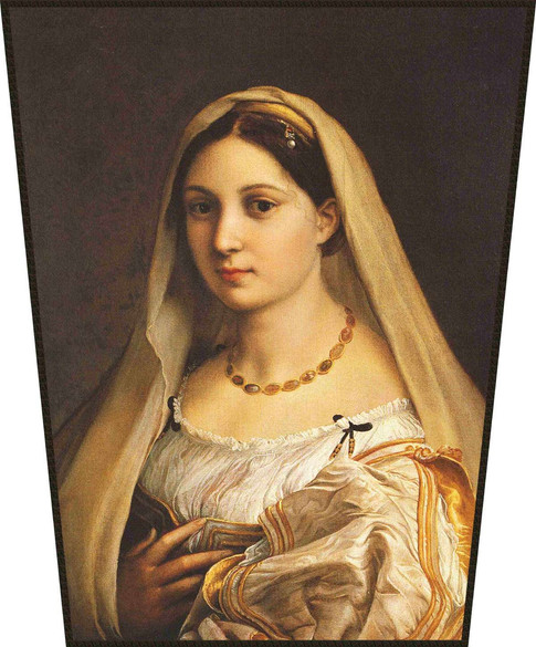 Ekran Portret kobiety Rafael Santi