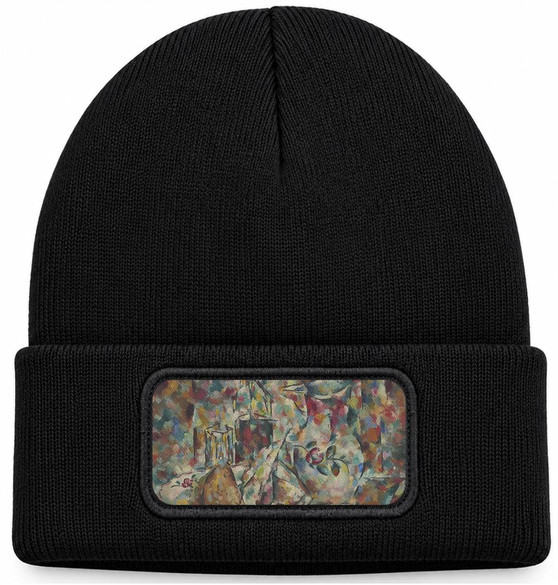 Czapka zimowa Martwa natura (VI) Władysław Strzemiński – czarna