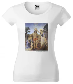 Bluzka damska Chrzest Chrystusa Leonardo da Vinci