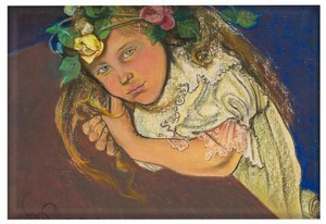 Magnes Portret panny Sternbachówny Stanisław Wyspiański