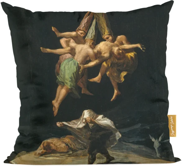 Poduszka Lot czarowników Francisco Goya