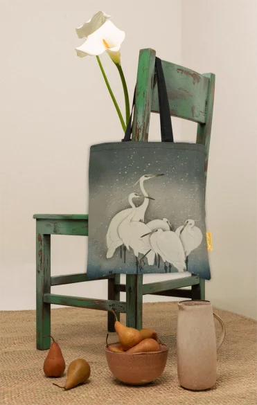 Torba na ramię Grupa czapli Ohara Koson