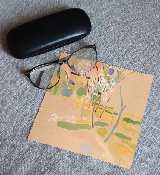 Ściereczka do okularów Kwitnąca jabłoń Curt Herrmann