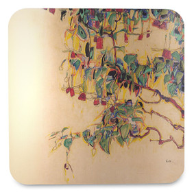 Podkładka pod kubek Fuchsia Branches (Sun Tree) Egon Schiele