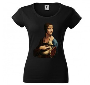 Bluzka damska Dama z gronostajem Leonardo da Vinci