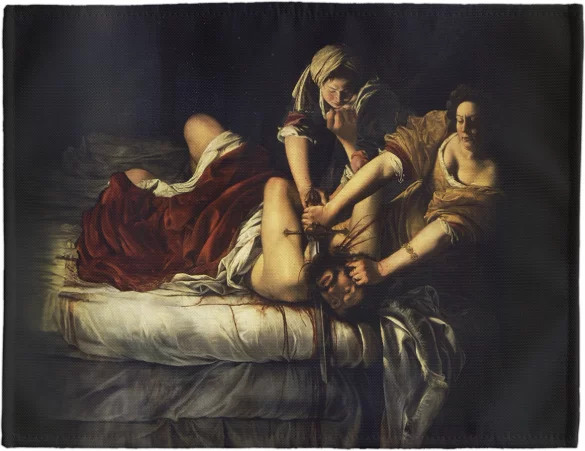 Podkładka na stół Judyta odcinająca głowę Holofornesowi Artemisia Gentileschi