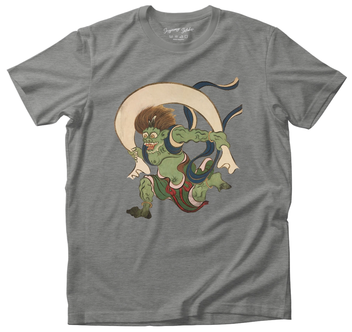 Koszulka Bóg Wiatru Ogata Korin– koszulka z nadrukiem obrazu, t-shirt ze sztuką