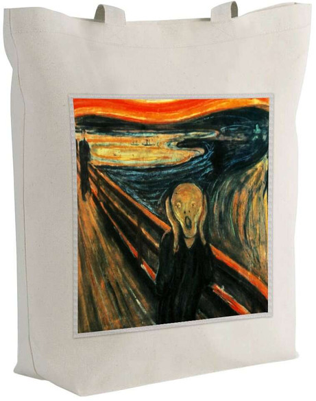 Torba z naszywką Krzyk Edvard Munch