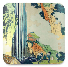 Podkładka pod kubek Wodospad Ono na drodze Kisokaidō Katsushika Hokusai