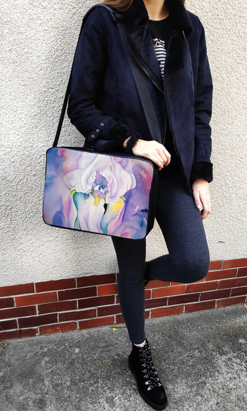 Torba na ramię Biały irys Georgia O’Keeffe