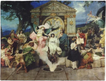 Podkładka na stół Kurtyna Opery i Baletu we Lwowie Henryk Siemiradzki