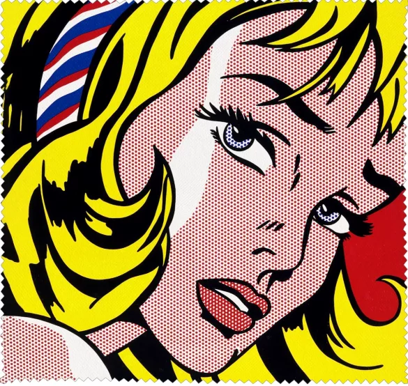 Ściereczka do okularów Girl with Hair Ribbon Roy Lichtenstein