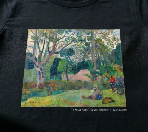 Koszulka z nadrukiem Te raau rahi (Wielkie Drzewo) Paul Gauguin