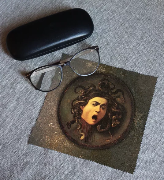 Ściereczka do okularów Głowa meduzy Caravaggio