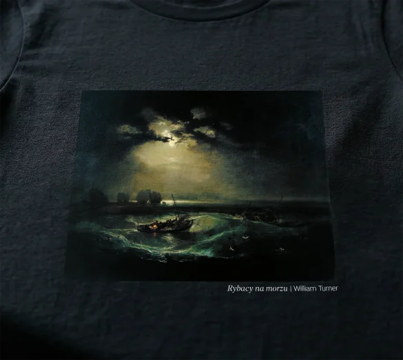 Koszulka z nadrukiem Rybacy na morzu William Turner