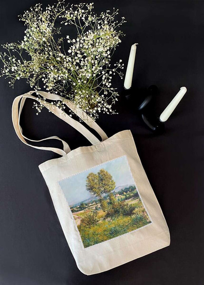 Torba z naszywką Krajobraz w Argenteuil Gustave Caillebotte