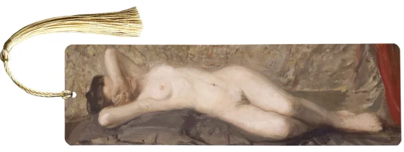 Zakładka do książki Akt kobiety leżącej Leon Wyczółkowski