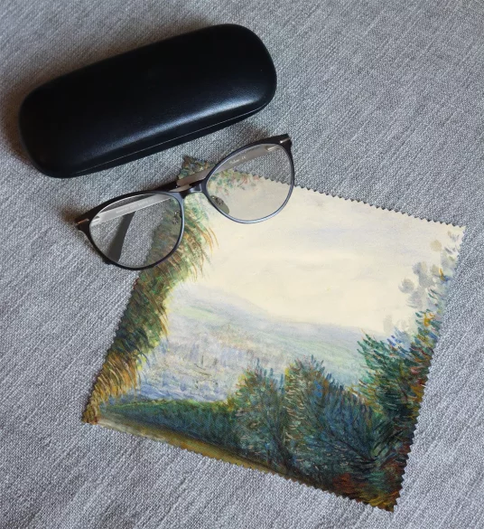 Ściereczka do okularów Dolina Auvers nad rzeką Oise Pierre-Auguste Renoir