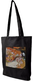 Torba z naszywką Węże Wodne II Gustav Klimt czarna