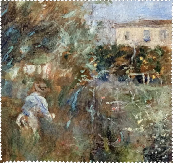 Ściereczka do okularów Kobieta w ogrodzie Berthe Morisot