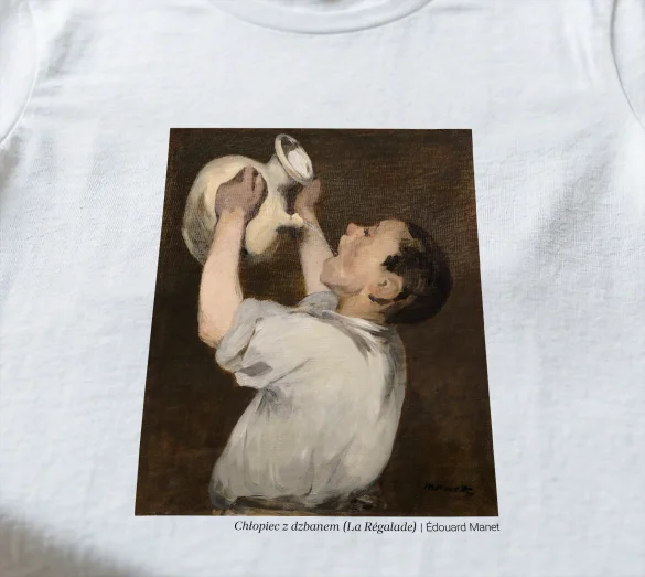 Koszulka z nadrukiem Chłopiec z dzbanem (La Régalade) Édouard Manet