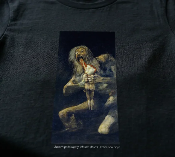 Bluzka damska Saturn pożerający własne dzieci Francisco Goya