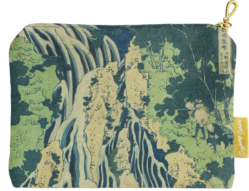 Kosmetyczka mini Wodospad Kirifuri na górze Kurokami w prowincji Shimotsuke Katsushika Hokusai