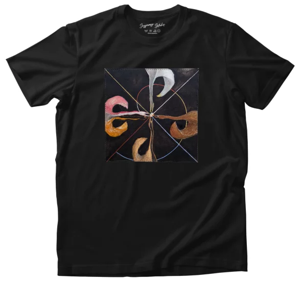 Koszulka z naszywką Łabędź, Nr 7 Hilma af Klint