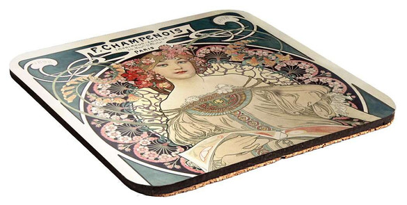 Podkładka pod kubek Rozmarzenie Alfons Mucha