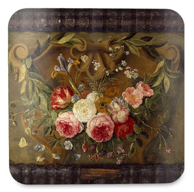 Podkładka pod kubek Dekoracyjna martwa natura Z girlandą kwiatów Jan van Kessel (starszy)