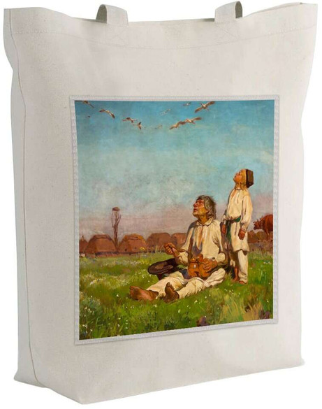Torba z naszywką Bociany Józef Chełmoński