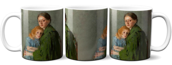 Kubek Portret kobiety z małą dziewczynką (Matka z dzieckiem) Olga Boznańska