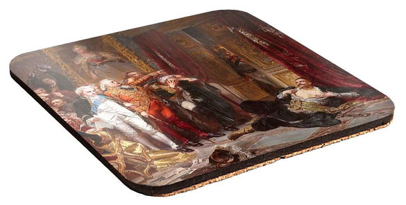 Podkładka pod kubek Rejtan - Upadek Polski Jan Matejko