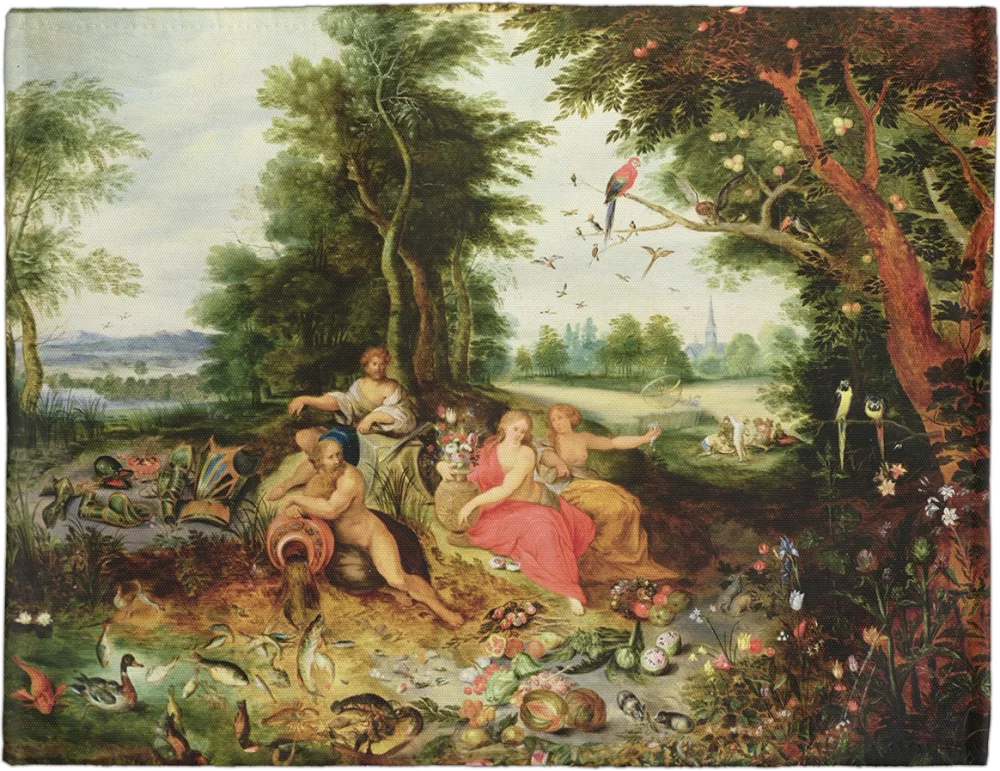 Podkładka na stół Cztery Żywioły Jan van Kessel (starszy)