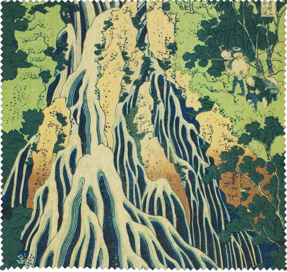 Ściereczka do okularów Wodospad Kirifuri na górze Kurokami w prowincji Shimotsuke Katsushika Hokusai