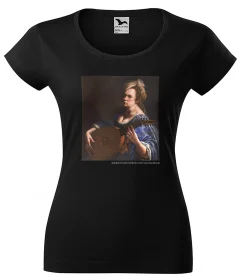 Bluzka damska Autoportret jako lutnistka Artemisia Gentileschi