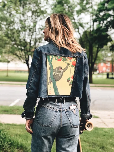 Ekran Małpa na drzewie persymonowym Ohara Koson