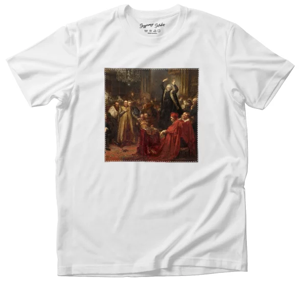 Koszulka z naszywką Kazanie Skargi Jan Matejko