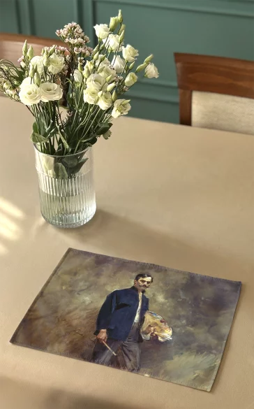 Podkładka na stół Portret własny z paletą Wojciech Kossak