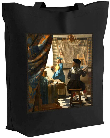 Torba z naszywką Alegoria Malarstwa Jan Vermeer