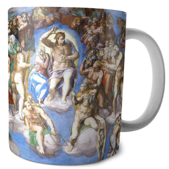 Kubek Sąd Ostateczny Michał Anioł