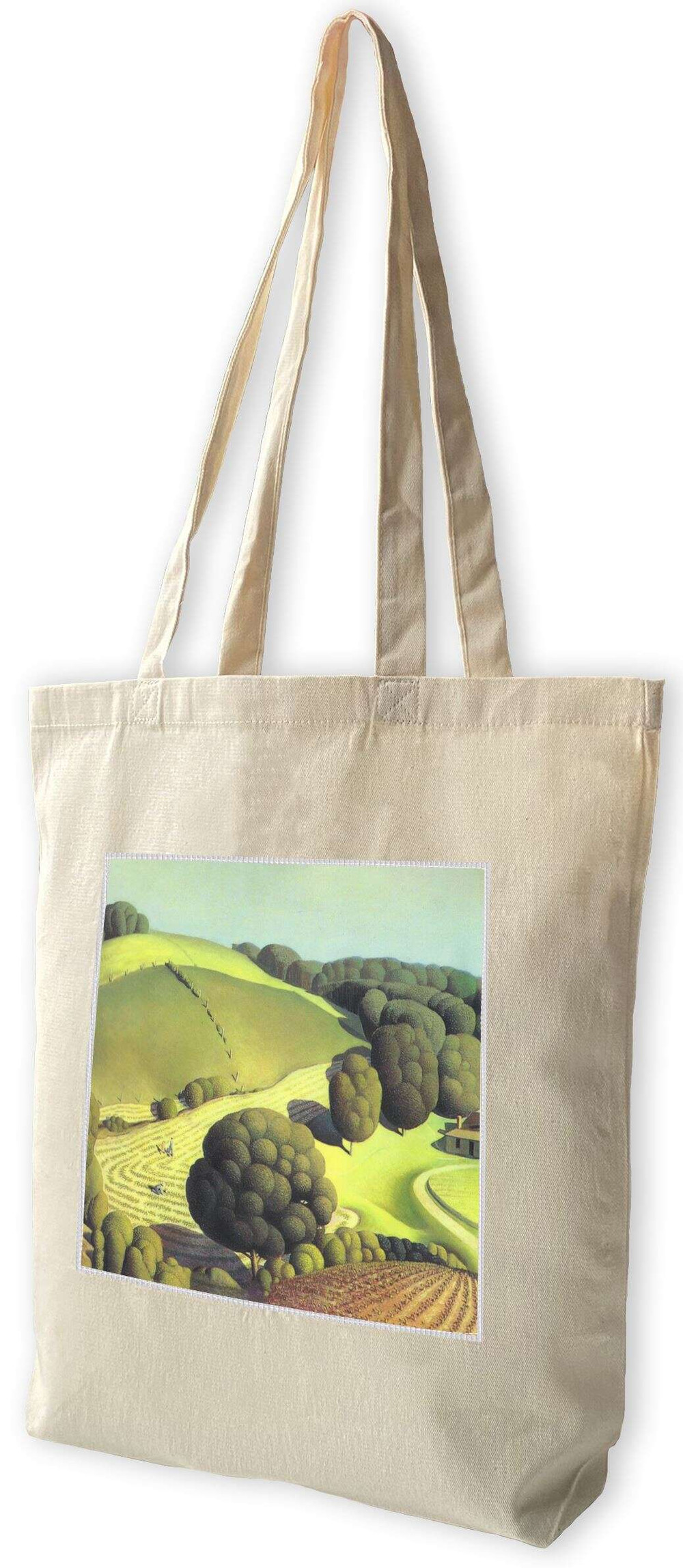 Torba z naszywką Young Corn Grant Wood