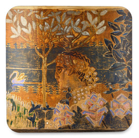 Podkładka pod kubek Książę Gvidon i księżniczka Swan Mikhail Aleksandrovich Vrubel