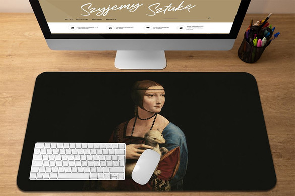 Podkładka Dama z gronostajem Leonardo da Vinci 60x40cm