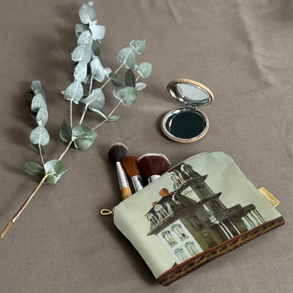 Kosmetyczka mini Dom przy torach kolejowych Edward Hopper